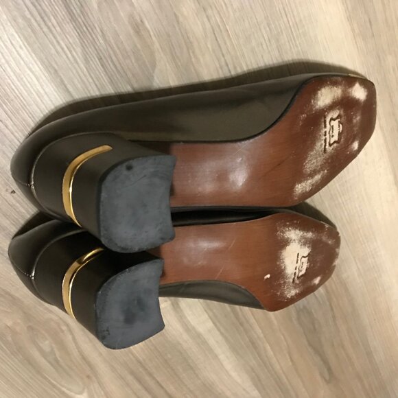 Mr. Seymour Ladies Metallic Gold Dress Shoes Size 8 - Picture 6 of 6